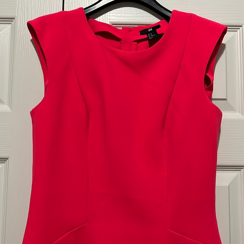 H&M hot pink mini dress